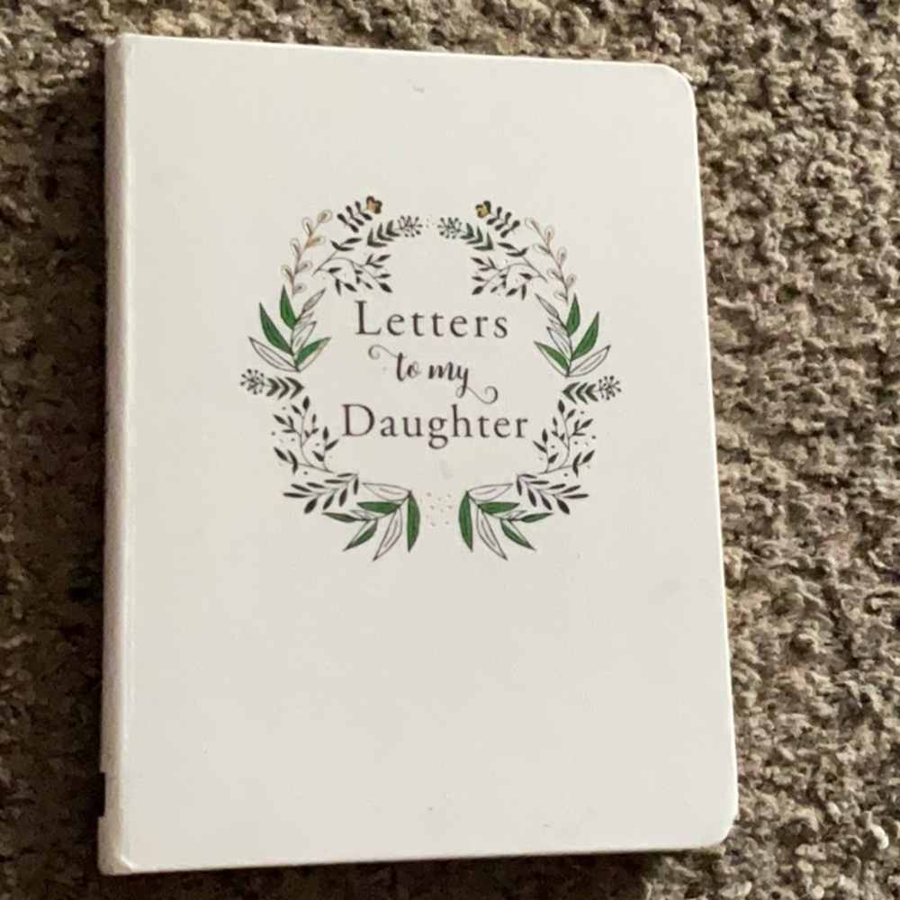 Elegant White Journal - Letters to My Daughter